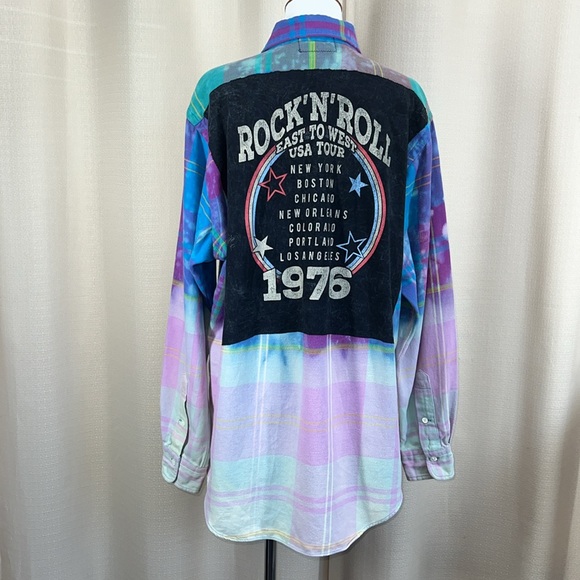 rocker patchbutton down shirt